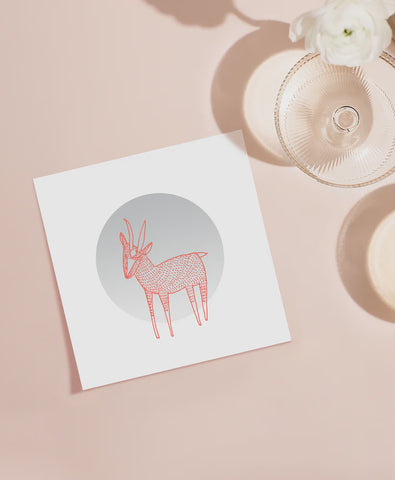 Card Bokkie In The Moonshine