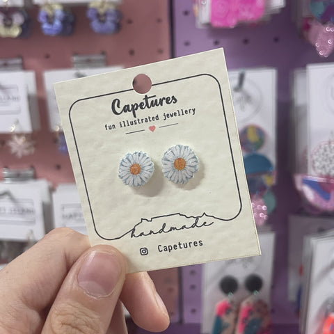 Earrings Studs Daisy