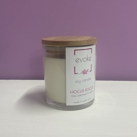 Candle Hocus Pocus | Rose, Patchouli and Cedar