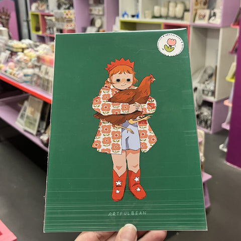 Prints A5 Chicken Girl