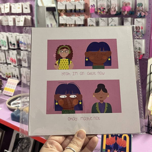 Print | 20x20cm | Adult Yet?