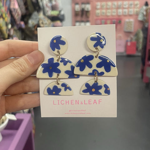 Earrings | Dawn | Bloom in Blue & Gold