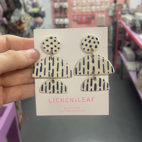 Earrings | Dawn | Blue Dashes