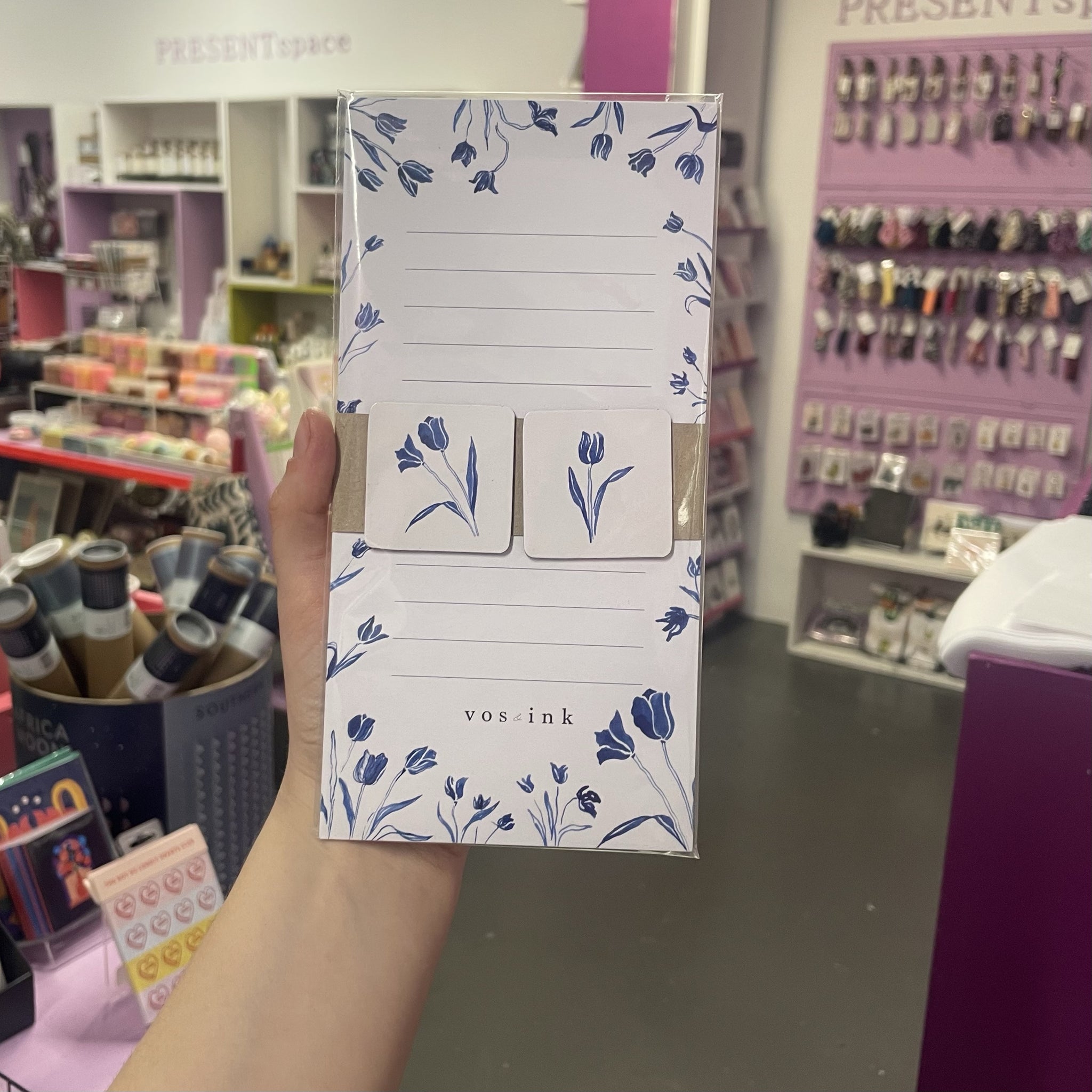 Notepad Shopping List Blue Delft