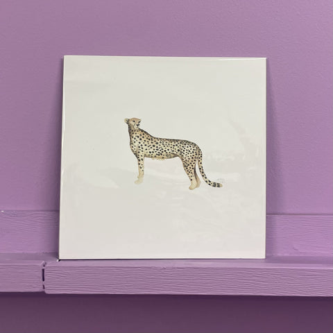 Print Square 20x20cm Cheetah