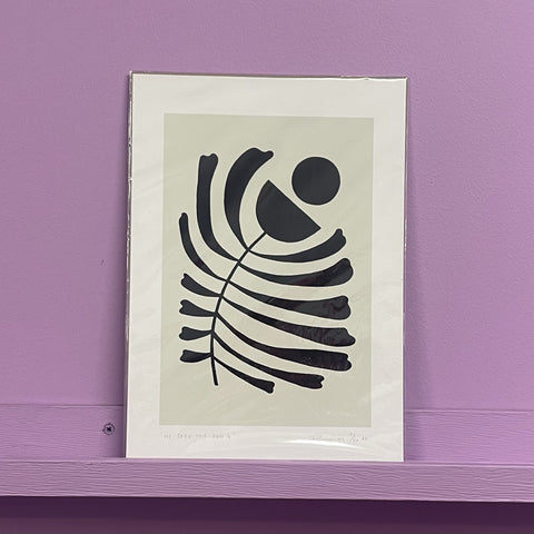 Print A4 We seek the sun 4 green