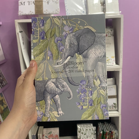 Journals A5 Softcover Elephants
