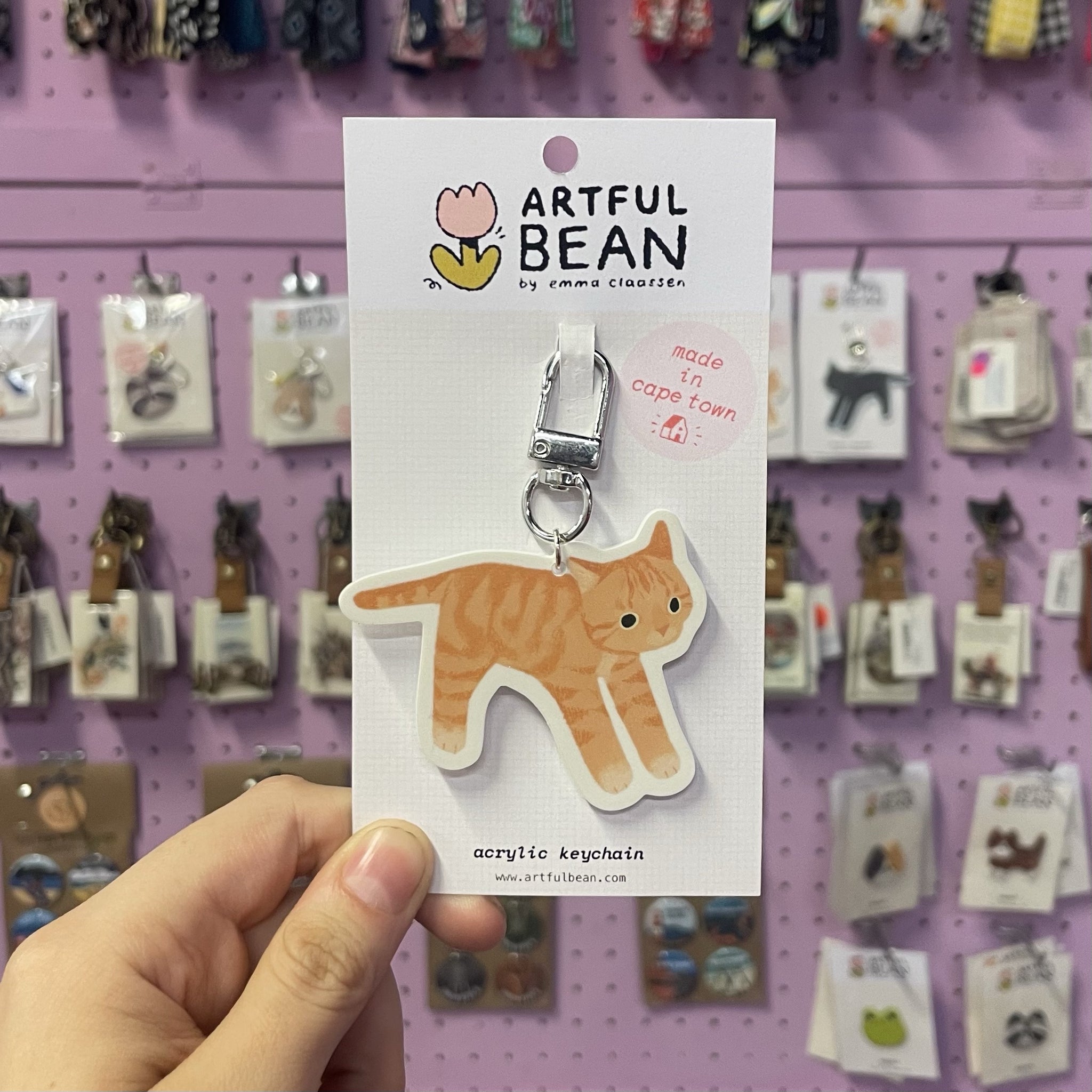 Keychain Cat Ginger