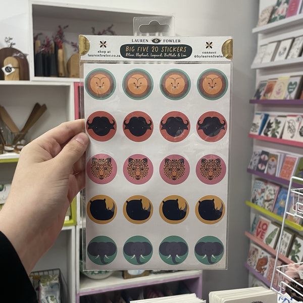 Sticker Big Five Sticker Sheet