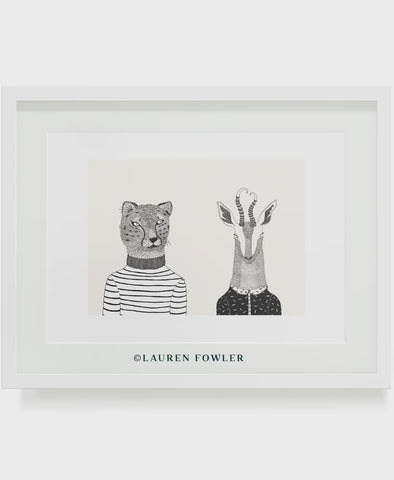 Print A4 Cheetah and Bokkie