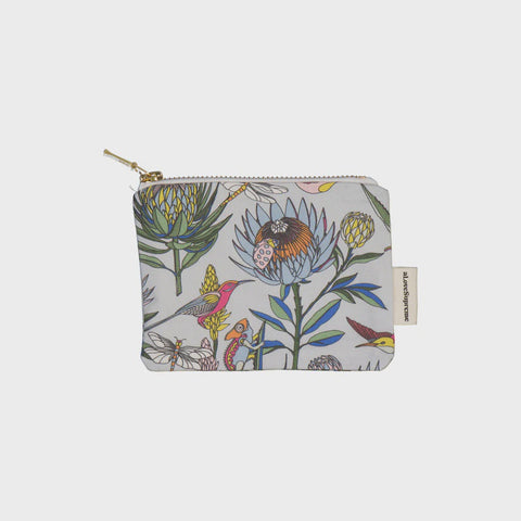 Coin Purses / Bloom (Light Blue Multi Coloured)