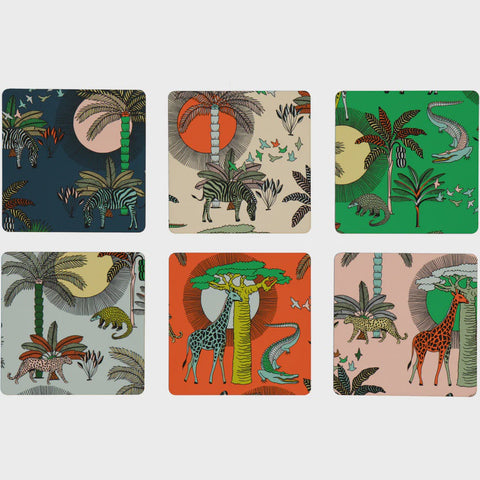 Coasters (Sets) / Animal Kingdom (Assorted)