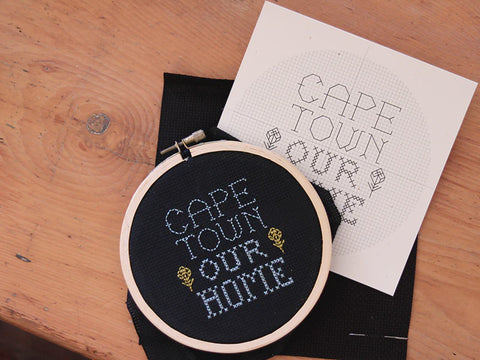 DIY Xstitch Cape Town Our Home