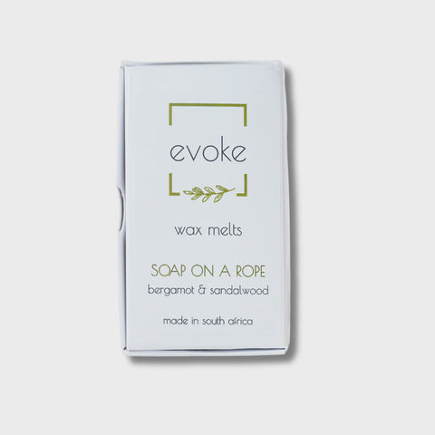 Wax Melts Soap on a Rope | Bergamot and Sandalwood