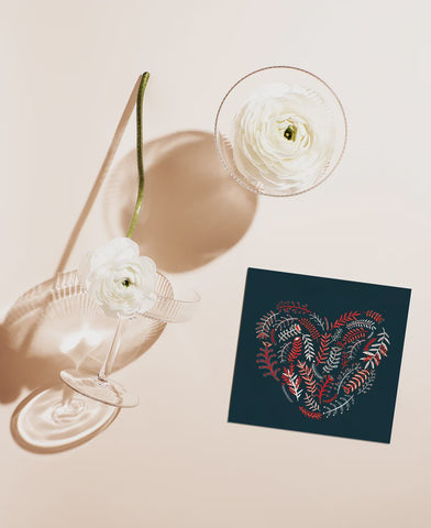 Card Fynbos Heart Small