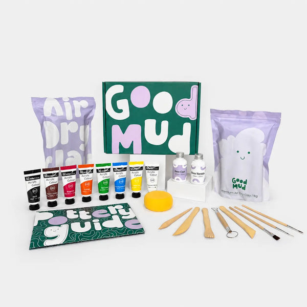 Good Mud Pottery Kit | Classic Tones