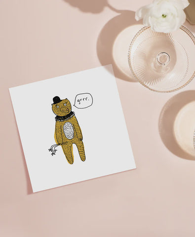 Card Grr Bear