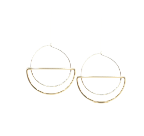 Earrings Matched Hanging Moons