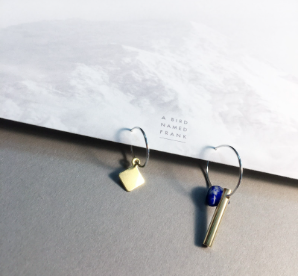 Earrings Mismatch Hello Halo and Ray Lapis