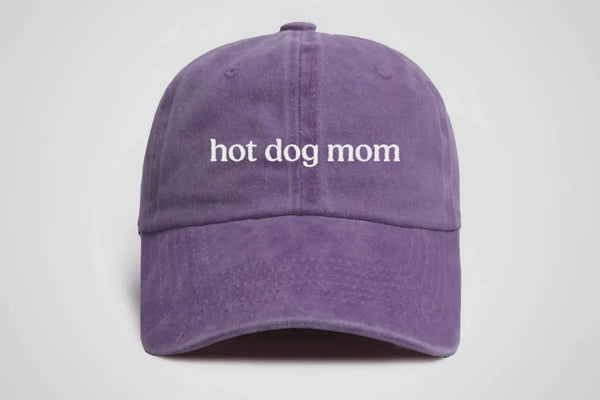Cap Hot Dog Mom Purple