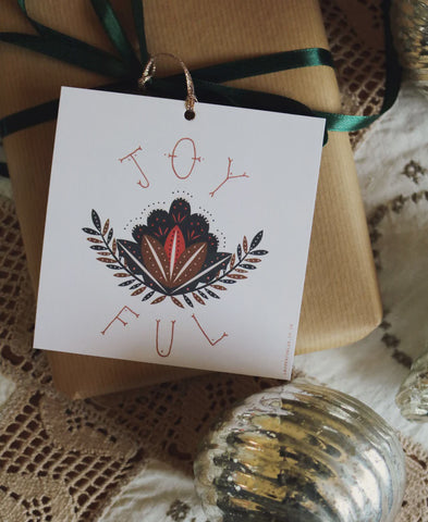 Gift Tag Joyful loose