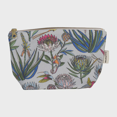 Pouches (Makeup) / Bloom (Light Blue Multi Coloured)