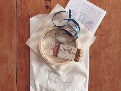 DIY Xstitch Monogram A to G