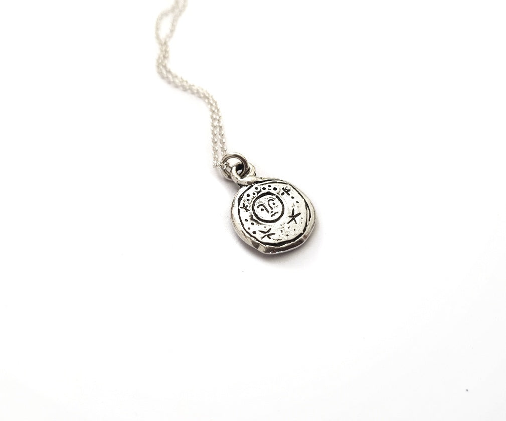 Necklaces Sterling Silver Moon & Stars