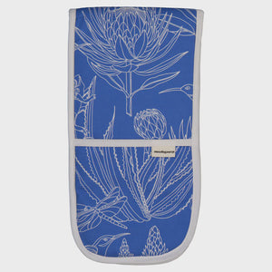 Oven Gloves (Joined) / Bloom Essence (Cream on Blue)