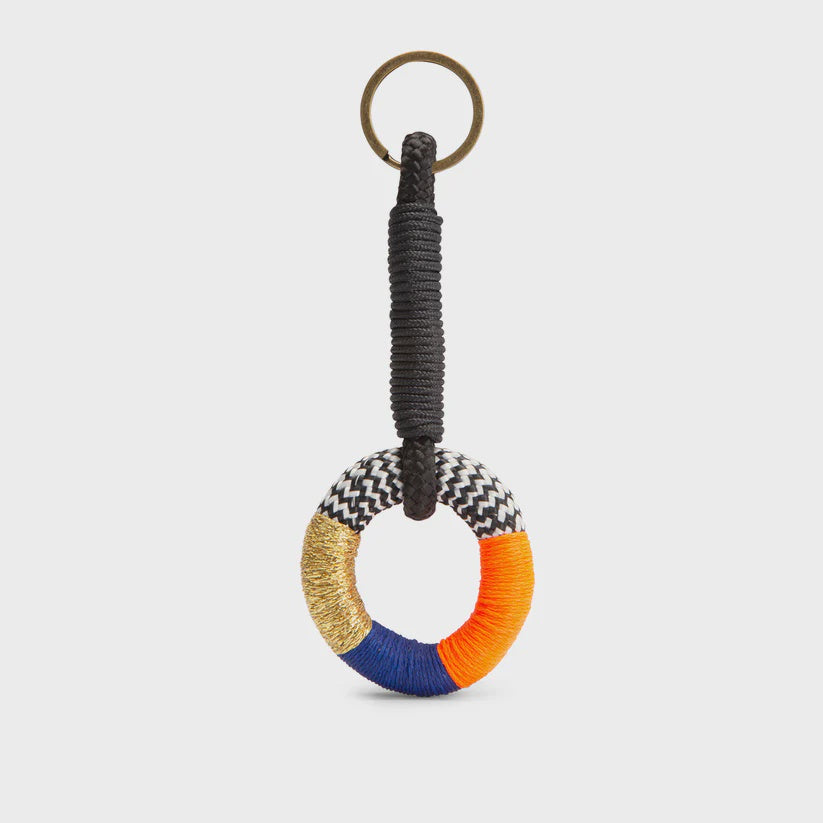 Rope Keyrings One Circle | Black