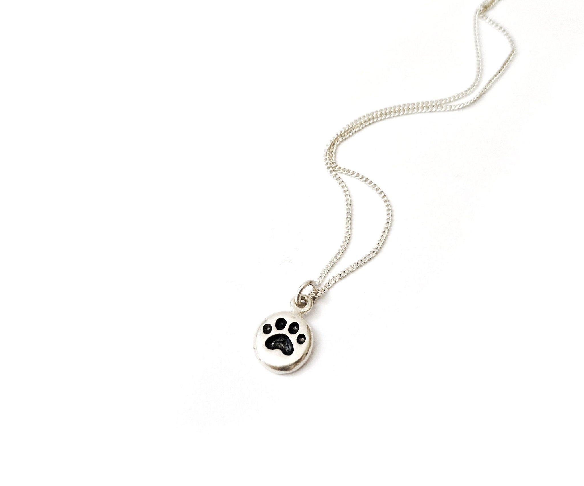 Necklaces Sterling Silver Paw Pendant