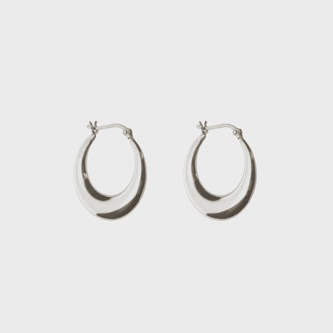 Earring peter pan hoop silver