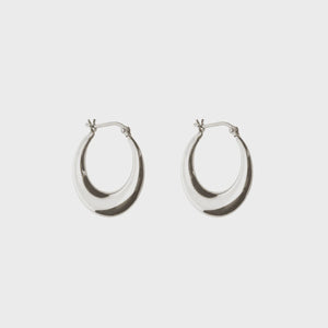 Earring peter pan hoop silver