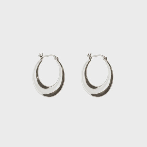 Earring peter pan hoop silver