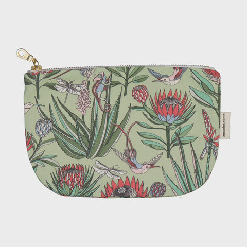 Pouches (Standard) / Bloom (Red on Avocado)