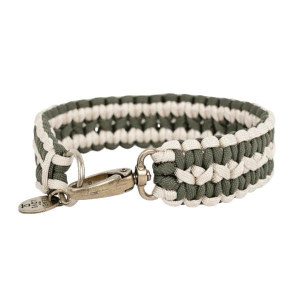 Double Wide Collar Champagne/Army Green S