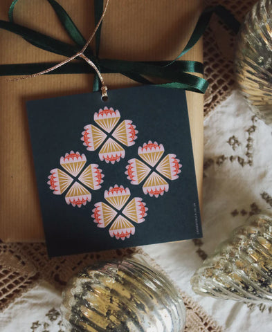 Gift Tag Xmas Proteas loose