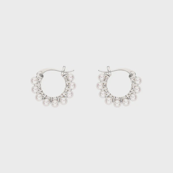 ring of pearls silver