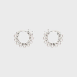 ring of pearls silver