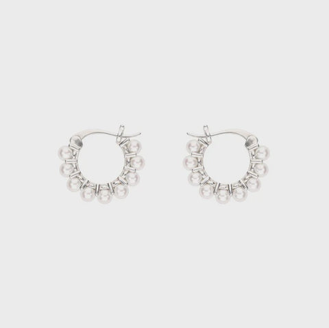 ring of pearls silver