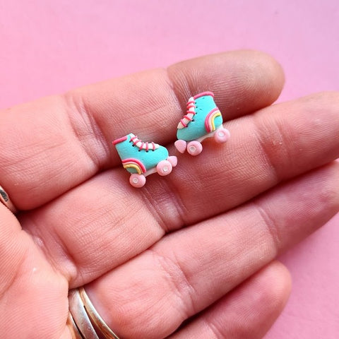 Earrings Studs Rollerskates