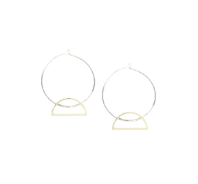 Earrings Matched Setting Sun