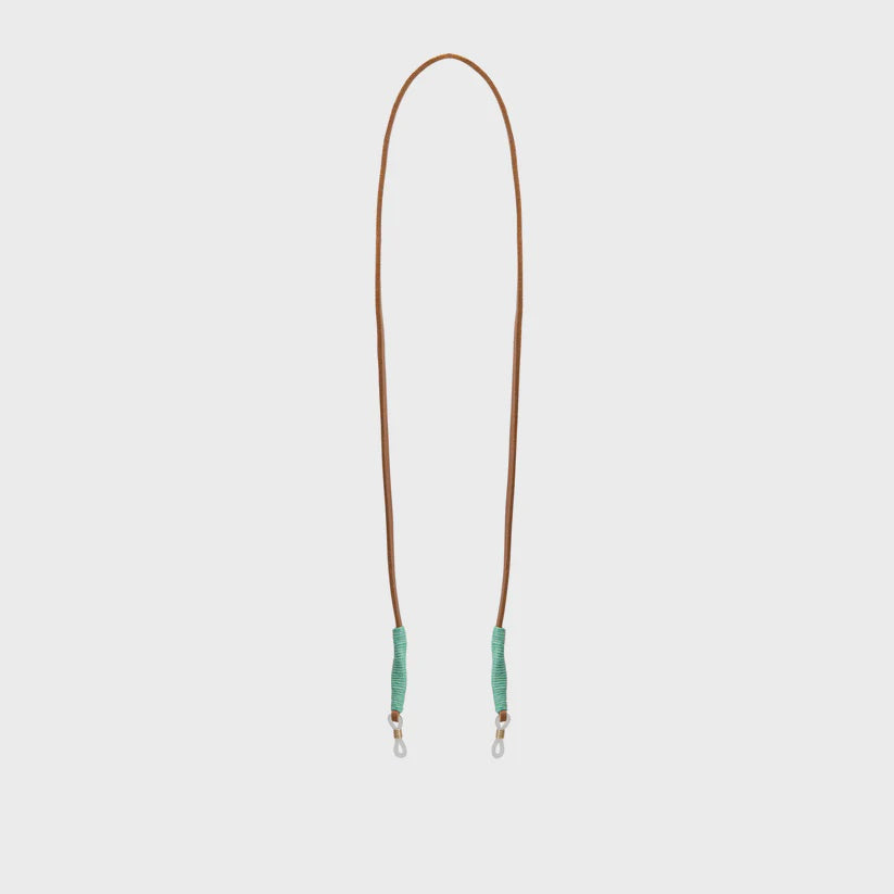 Nifties Sunglasses Strap | Tan | Turquoise