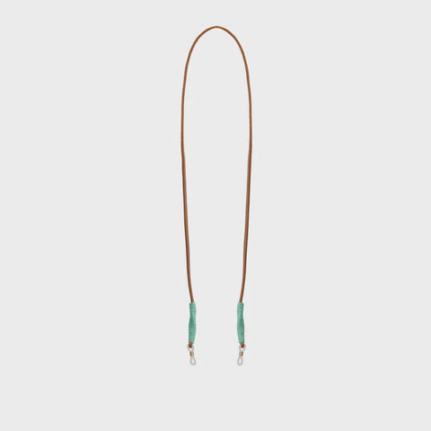 Nifties Sunglasses Strap | Tan | Turquoise