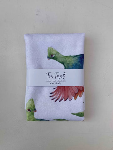 Tea Towel Micro Towelling Loerie