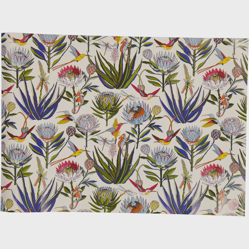 Wrapping Paper / Bloom (Cream Multi Coloured)