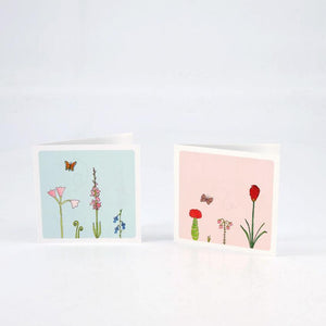 Card 2pk Flowers Watsonia/Redhot Poker - PRESENTspace