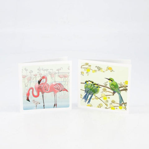 Card 2pk Flamingo - PRESENTspace