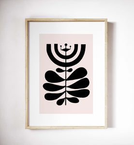 Print A3 Flora Range Pink 2 - PRESENTspace