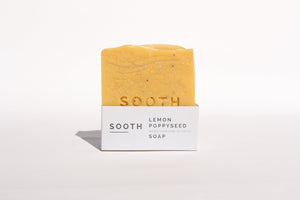 Soap Artisanal Handmade Lemon Poppyseed - PRESENTspace